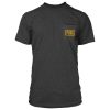 PUBG Orange Logo Pocket T-Shirt - L
