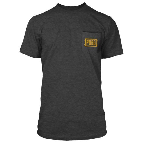PUBG Orange Logo Pocket T-Shirt - L