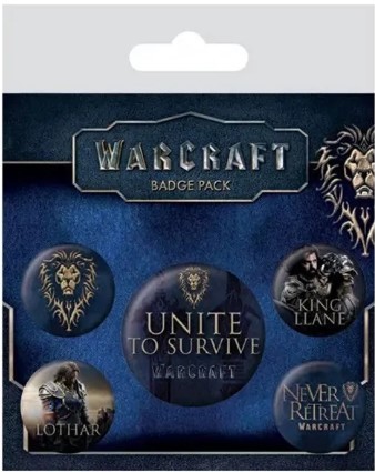 World of Warcraft Kitűzőcsomag: 5 db