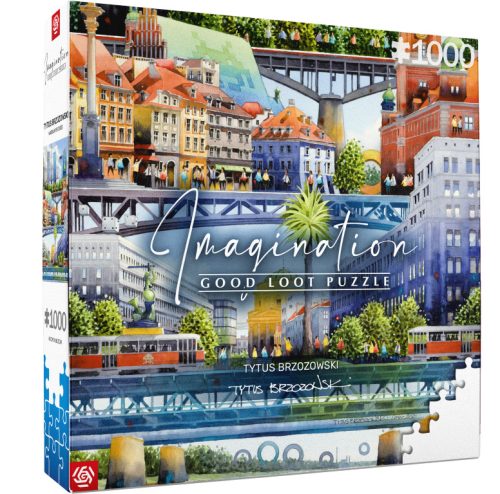 Imagination: Tytus Brzozowski - Warsaw Bridges Puzzle 1000db (5908305239666)