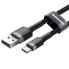 Baseus Cafule USB-USB-C Kábel 3A 50cm - Szürke/Fekete (6953156278189)