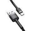 Baseus Cafule USB-USB-C Kábel 3A 50cm - Szürke/Fekete (6953156278189)