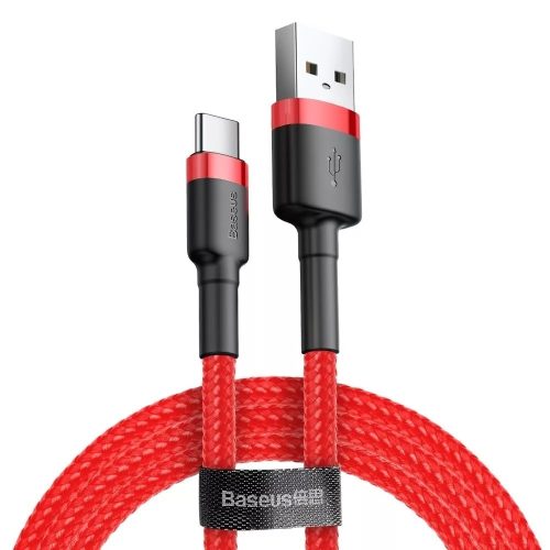 Baseus Cafule USB-USB-C Kábel 2A 2m - Piros (6953156278226)