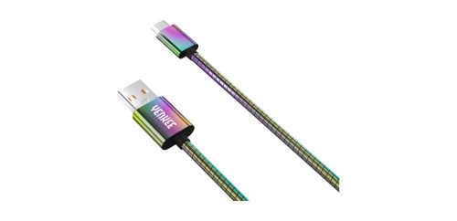 Yenkee YCU 251 Acél Szinkronizáló- És Töltő Micro-USB Kábel (8590669292233)
