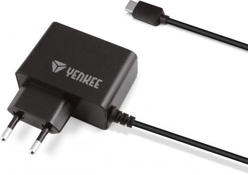 Yenkee YAC 2027BK USB-C Típusú Hálózati Töltő (8590669304912)