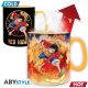 ONE PIECE - Luffy & Sabo Hőre Változó Bögre 460ml (ABYMUG908)