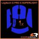 Corepad Logitech G PRO X Superlight Soft Grips Kék (CG72800)