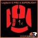 Corepad Logitech G PRO X Superlight Soft Grips Piros (CG73000)
