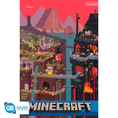MINECRAFT "Minecraft World" Poszter [91.5x61cm] (FP2914)