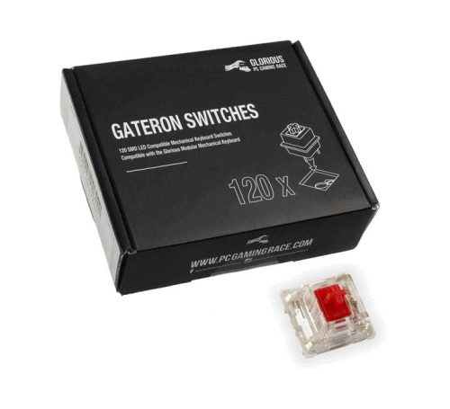 Glorious PC Gaming Race Gateron Red Switch Billentyűzet Kapcsolók 120db (GAT-RED)