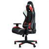 GCN ByteZone WINNER RGB Led Gamer Szék - Fekete/Piros/Fehér (GC9222R)