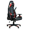 GCN ByteZone WINNER RGB Led Gamer Szék - Fekete/Piros/Fehér (GC9222R)