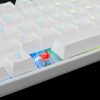 White Shark GK-2022W/R-US SHINOBI Fehér Mechanikus (Red Switch) Gamer Billentyűzet