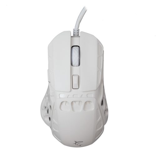 White Shark ECTOR-W (GM-5016W) Ultrakönnyű RGB 12 400 DPI Fehér Gamer Egér