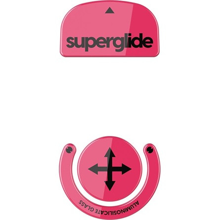 Superglide Glass Skates For Logitech G Pro X Superlight - Magenta