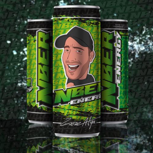 Zsozeatya Nber Energy Drink //TÁLCA// Új Desing