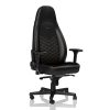 Noblechairs ICON Eredeti Bőr Gamer Szék (NBL-ICN-PU-WED) - Műbőr, Fehér