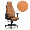 Noblechairs ICON Eredeti Bőr Gamer Szék (NBL-ICN-PU-WBK) - Valódi bőr, Éjkék