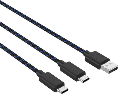 VENOM VS5002 Dual Play & Charge 3 Méter Type-C USB Töltőkábel (VS5002)