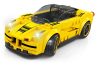 WANGE 2871 LEGO-kompatibilis Építőjáték Supercar Sárga Sportkocsi - 143 db (WH2871)