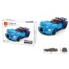 WANGE 2873 LEGO-kompatibilis Építőjáték Supercar Kék Sportkocsi - 139 db (WH2873)