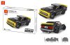WANGE 2884 LEGO-kompatibilis Építőjáték Supercar Fekete/Sárga Sportkocsi - 119 db (WH2884)