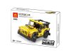 WANGE 2886 LEGO-kompatibilis Építőjáték Supercar Sárga Terepjáró Jeep - 122 db (WH2886)