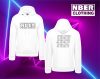 Nber Prémium Pulóver - Felirat - XL, Fehér