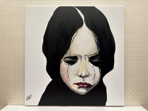 ELŐRENDELÉS ZsozeArt - "Szomorú Kislány" 1:1 kópia a festményből